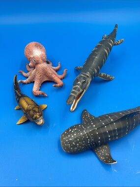 Assorted Vintage Marine Creature Toys